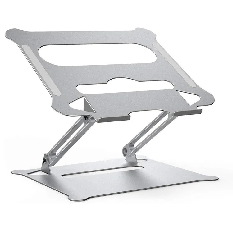 ¿Cuáles son las ventajas del soporte para laptop de aluminio y el soporte de laptop de plástico?