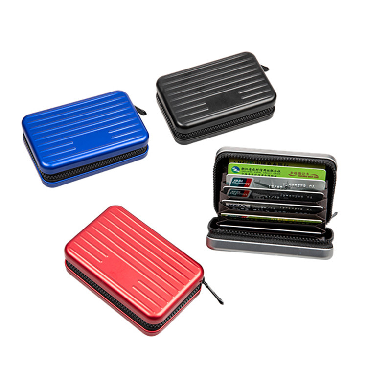 ¿Cómo mejora una tarjetero de aluminio con cremallera la seguridad y organización diaria de las tarjetas?